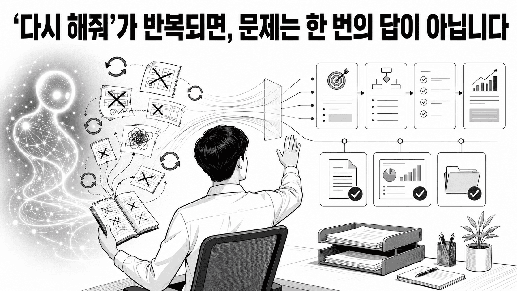 AI가 자꾸 같은 실수를 한다면, 프롬프트보다 ‘실패 기록’부터 남겨보세요